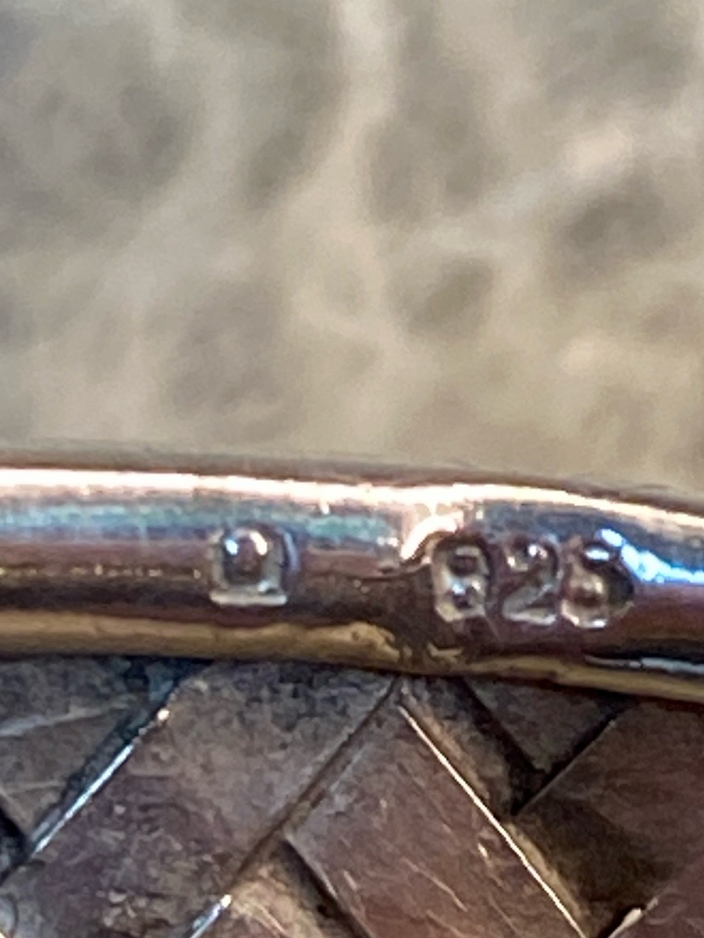 Vintage Sterling Silver Woven Cuff Bracelet 925 Adjustable Statement - Picture 8 of 8